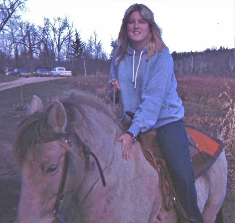beck on horse